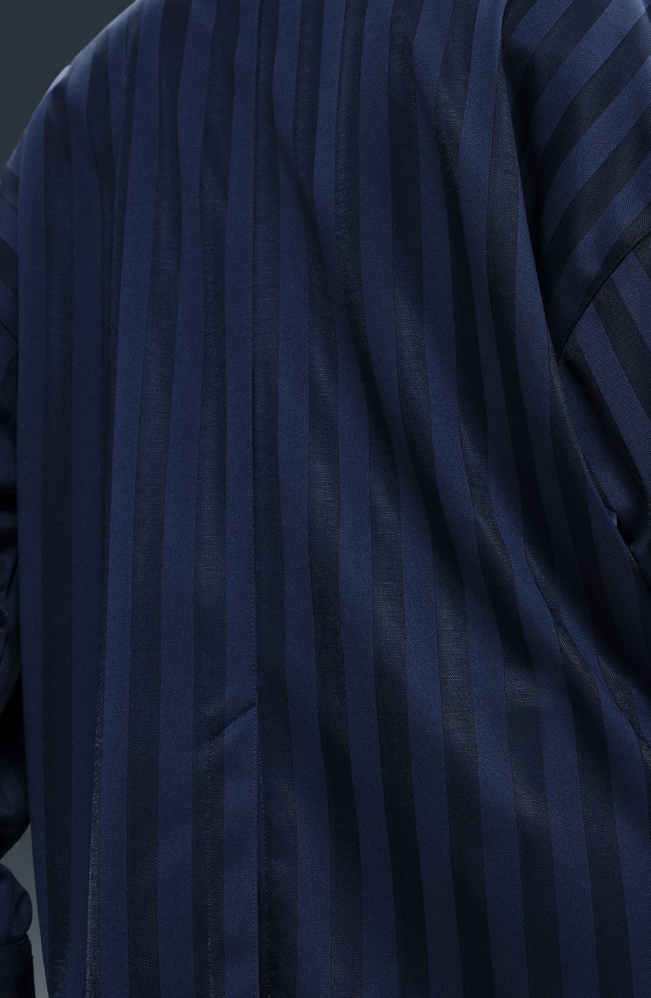Nike Sportswear Stripe Shirt in Midnight Navy/Obsidian at Nordstrom - 6