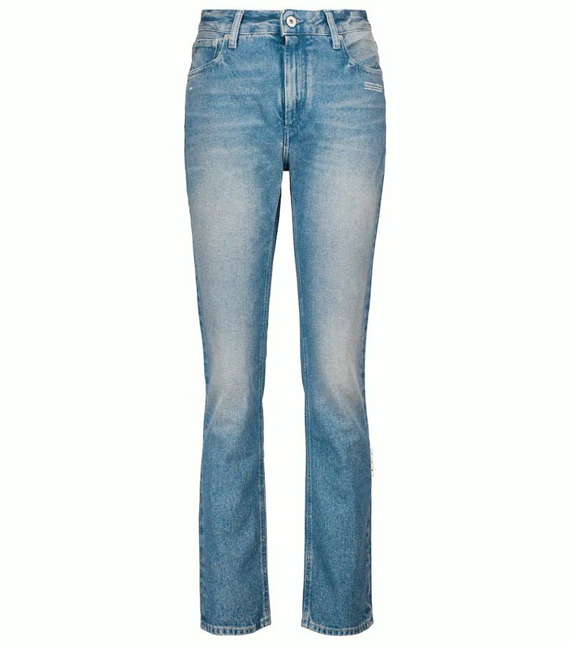 High-rise slim jeans - 1