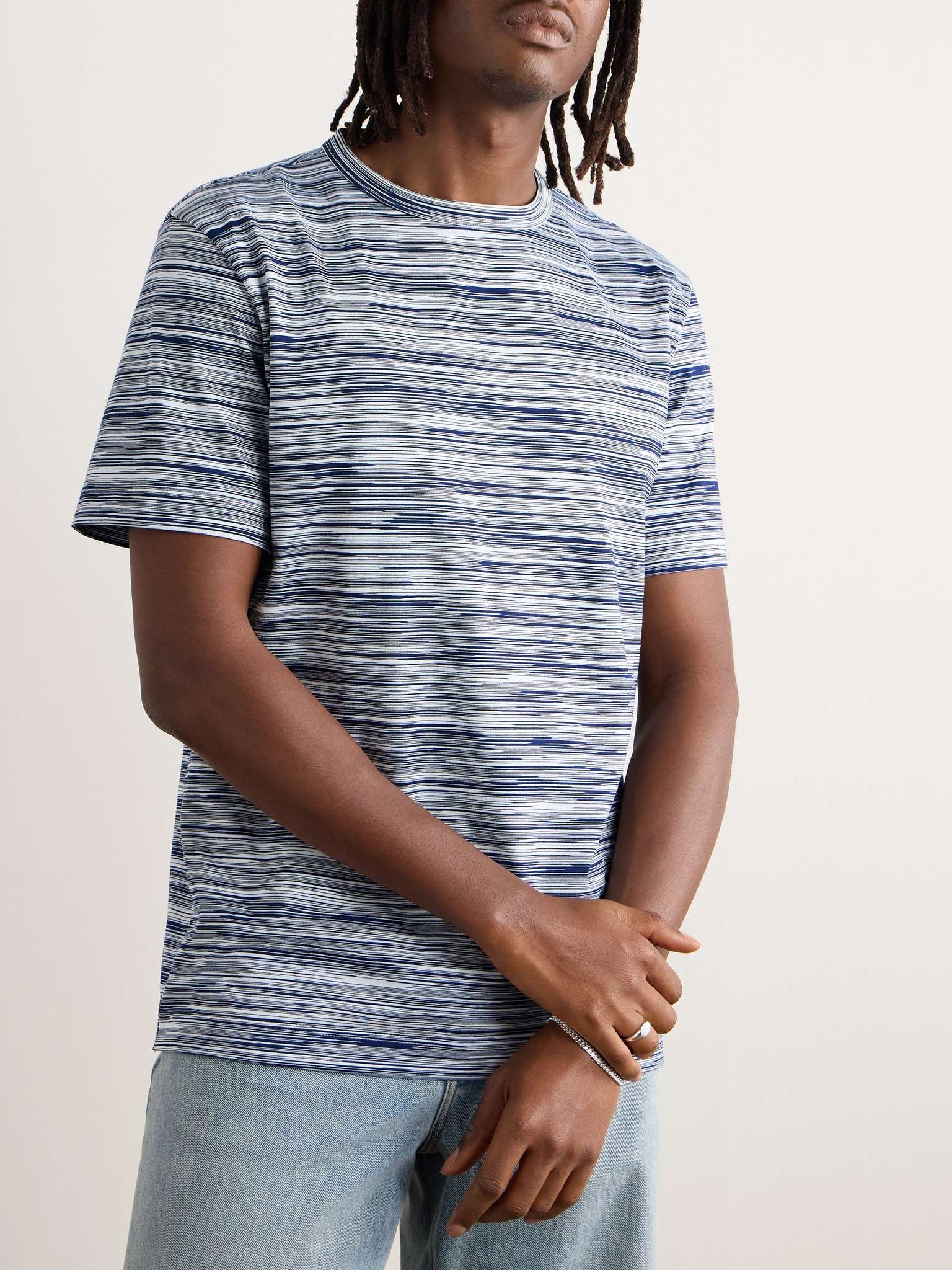 Space-Dyed Cotton-Jersey T-Shirt - 3