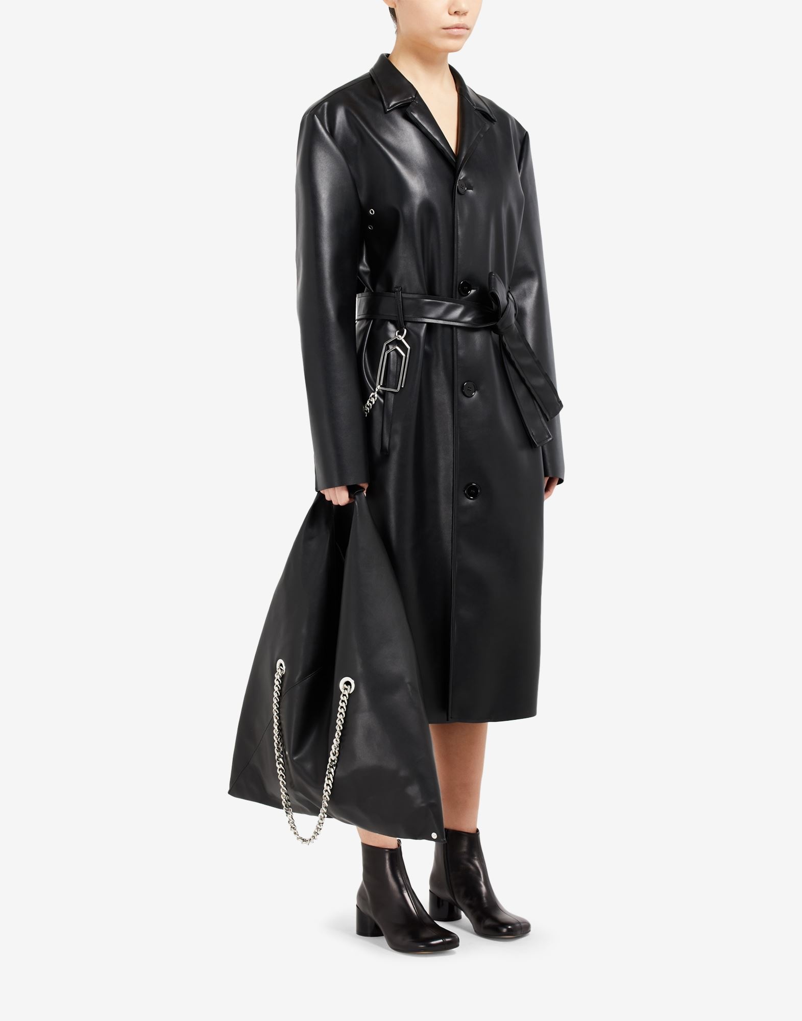 Japanese chain bag in faux leather - 6