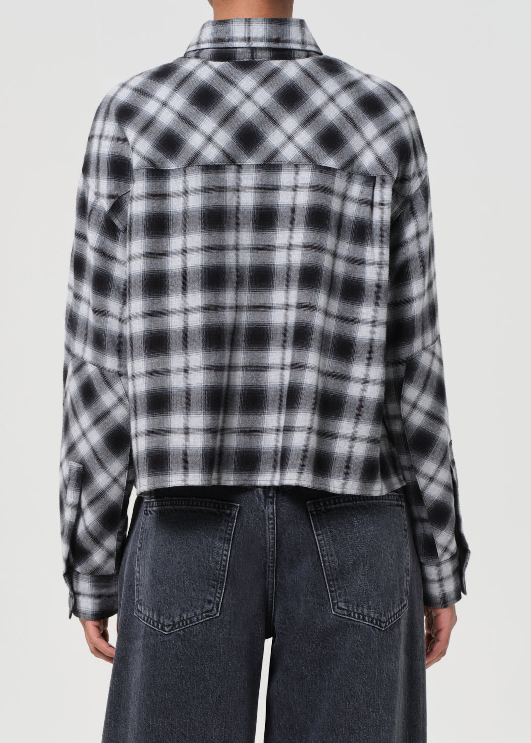 COMER SHIRT IN NERO CHECK - 3