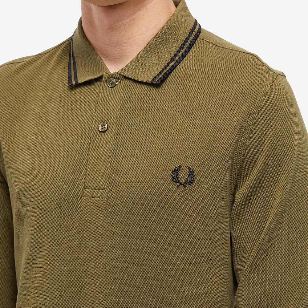 Fred Perry Long Sleeve Twin Tipped Polo - 5