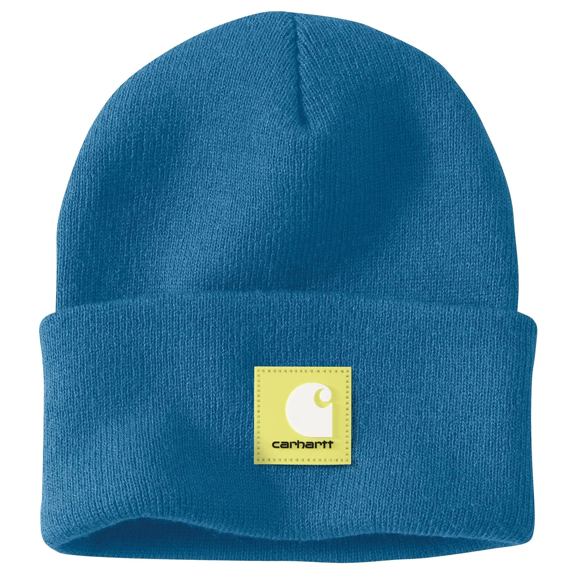 Knit Rubber Patch Beanie - 1