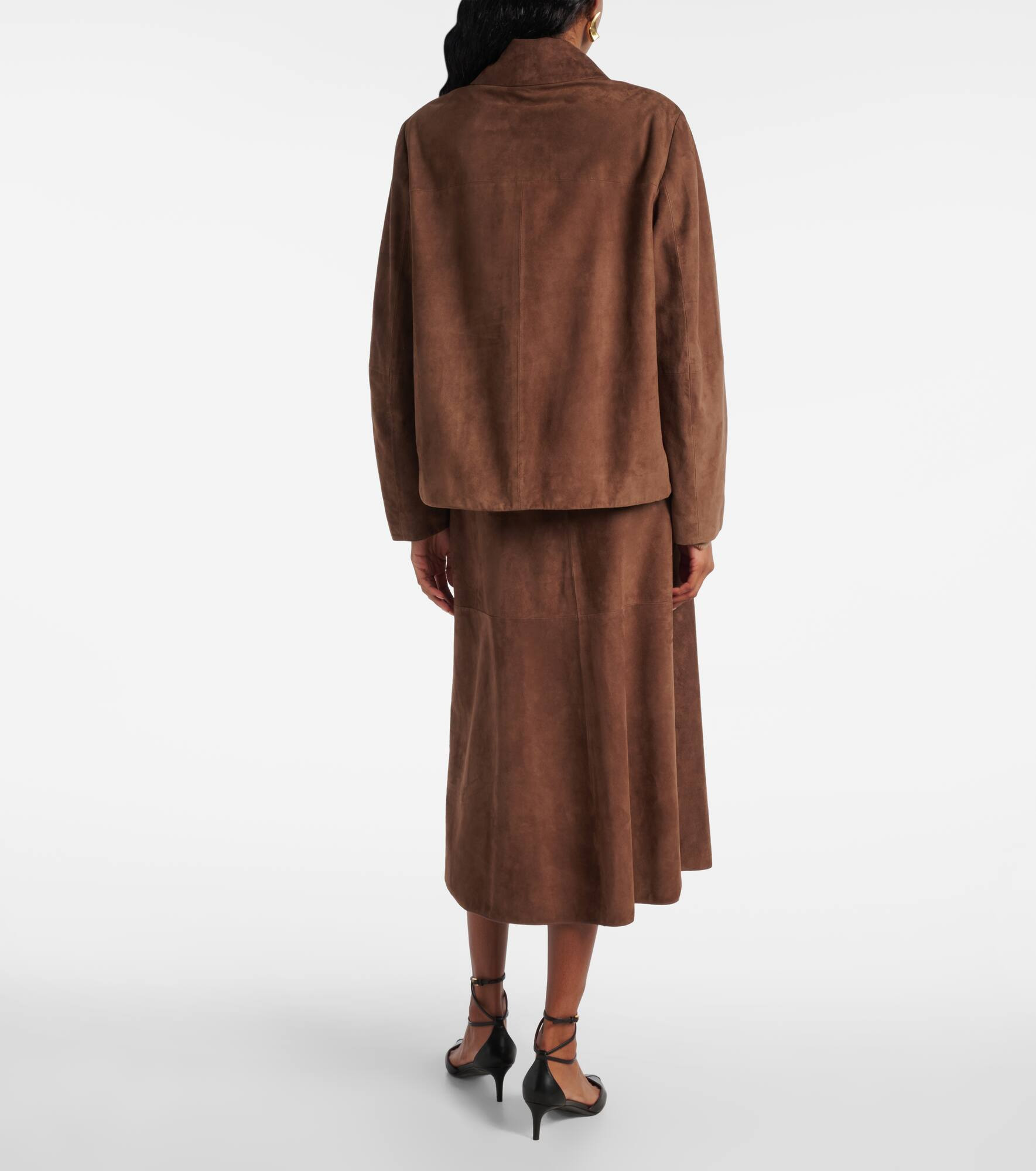 Suede overshirt - 3