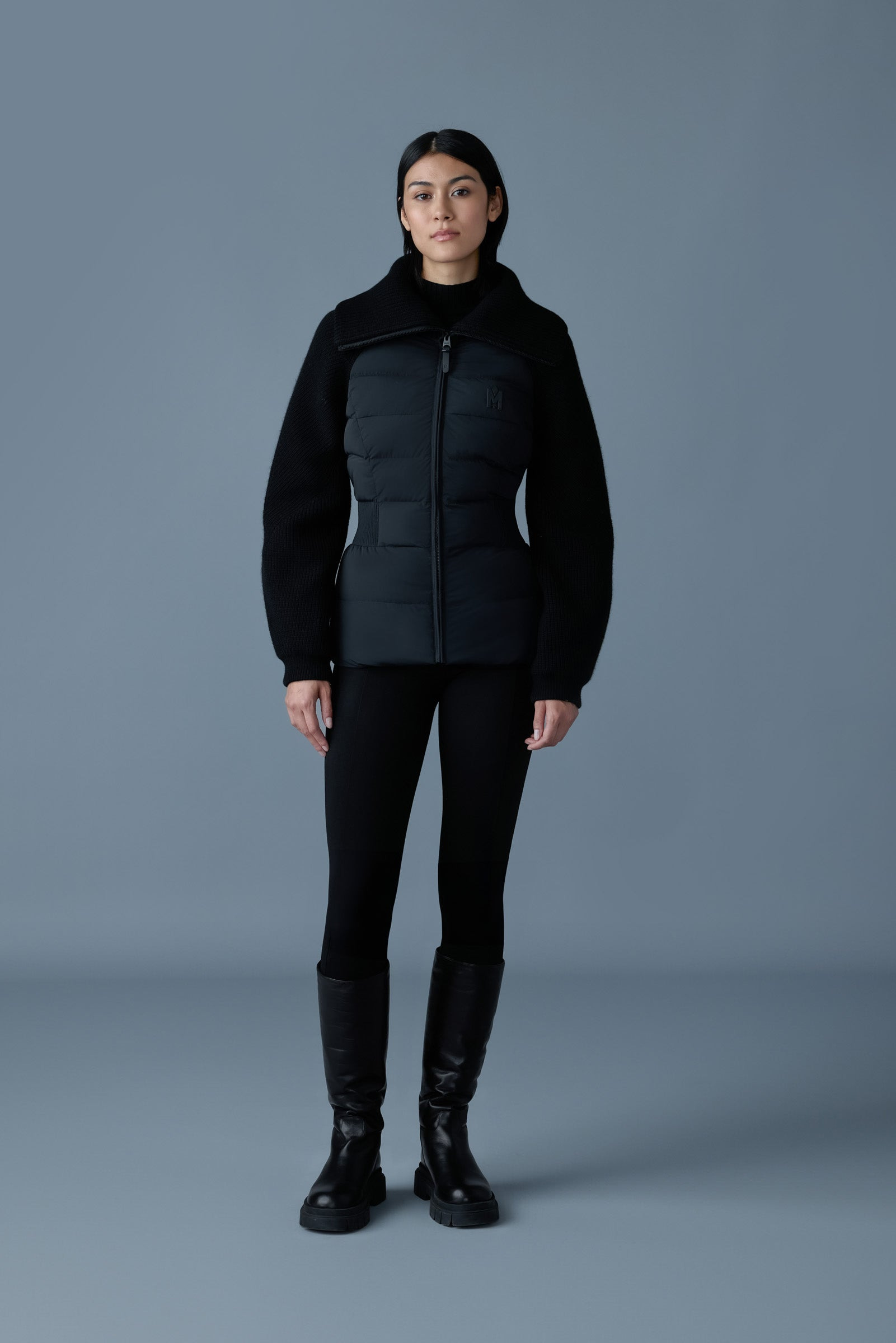 FOXY Light down mixed media jacket - 1