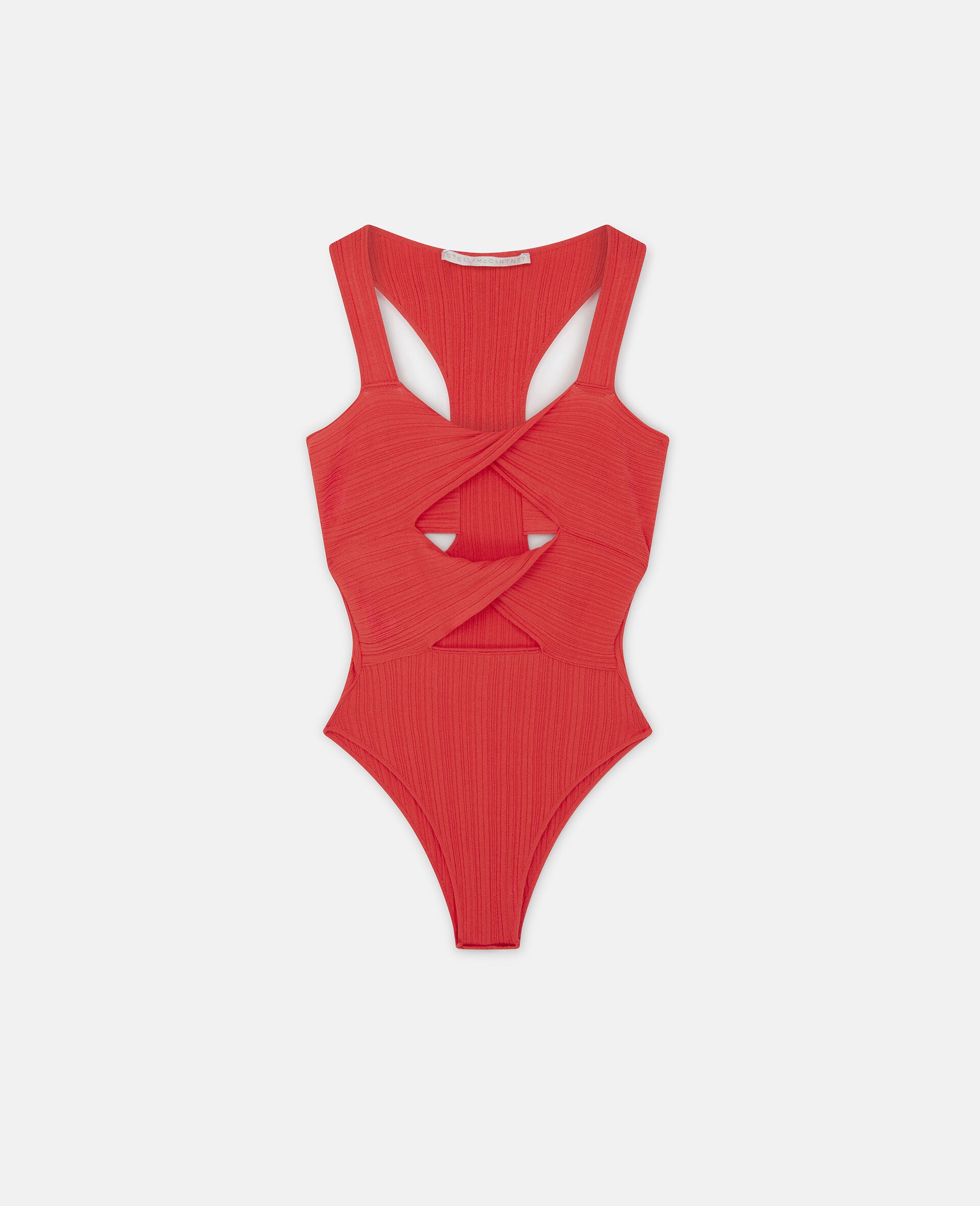 Cut‐Out Knit Bodysuit - 1