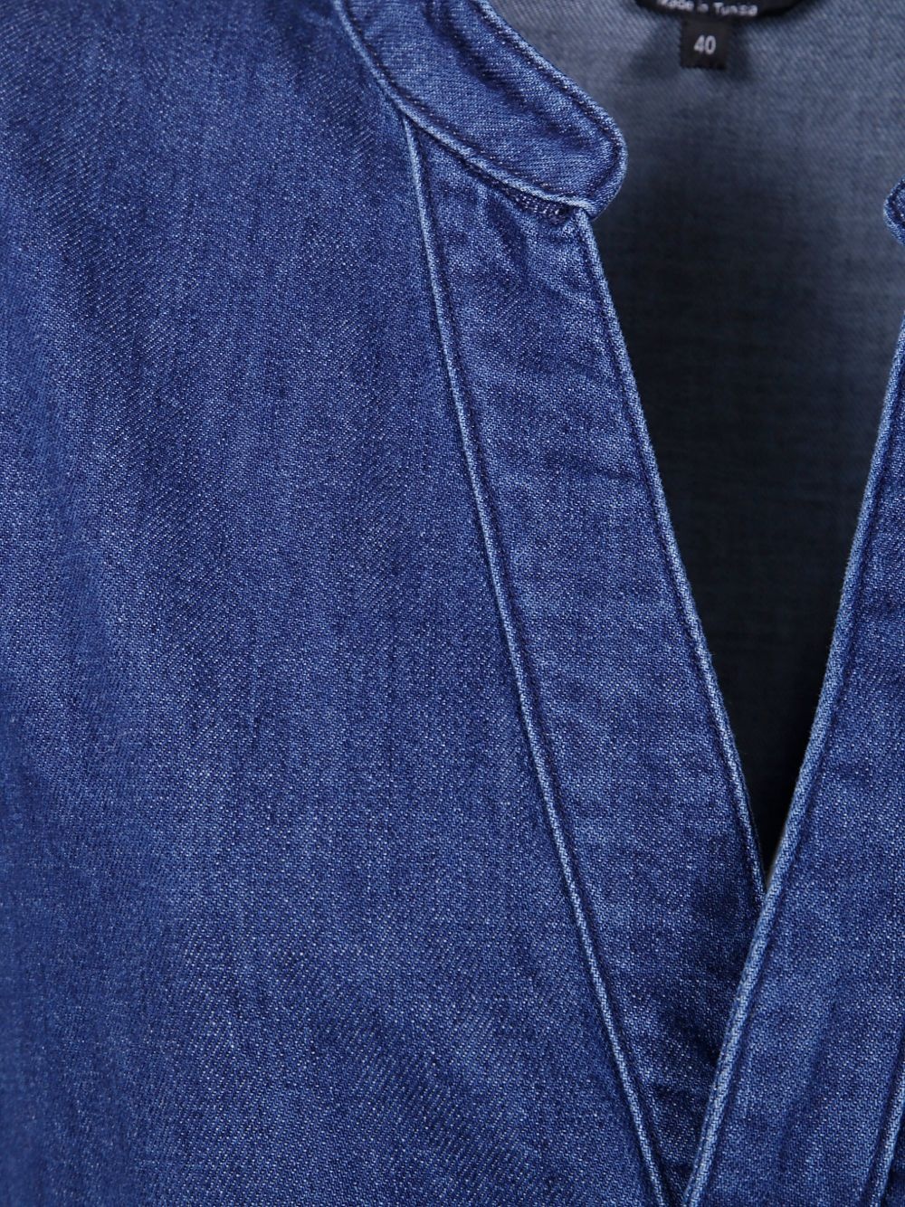Annelie belted denim midi dress - 3