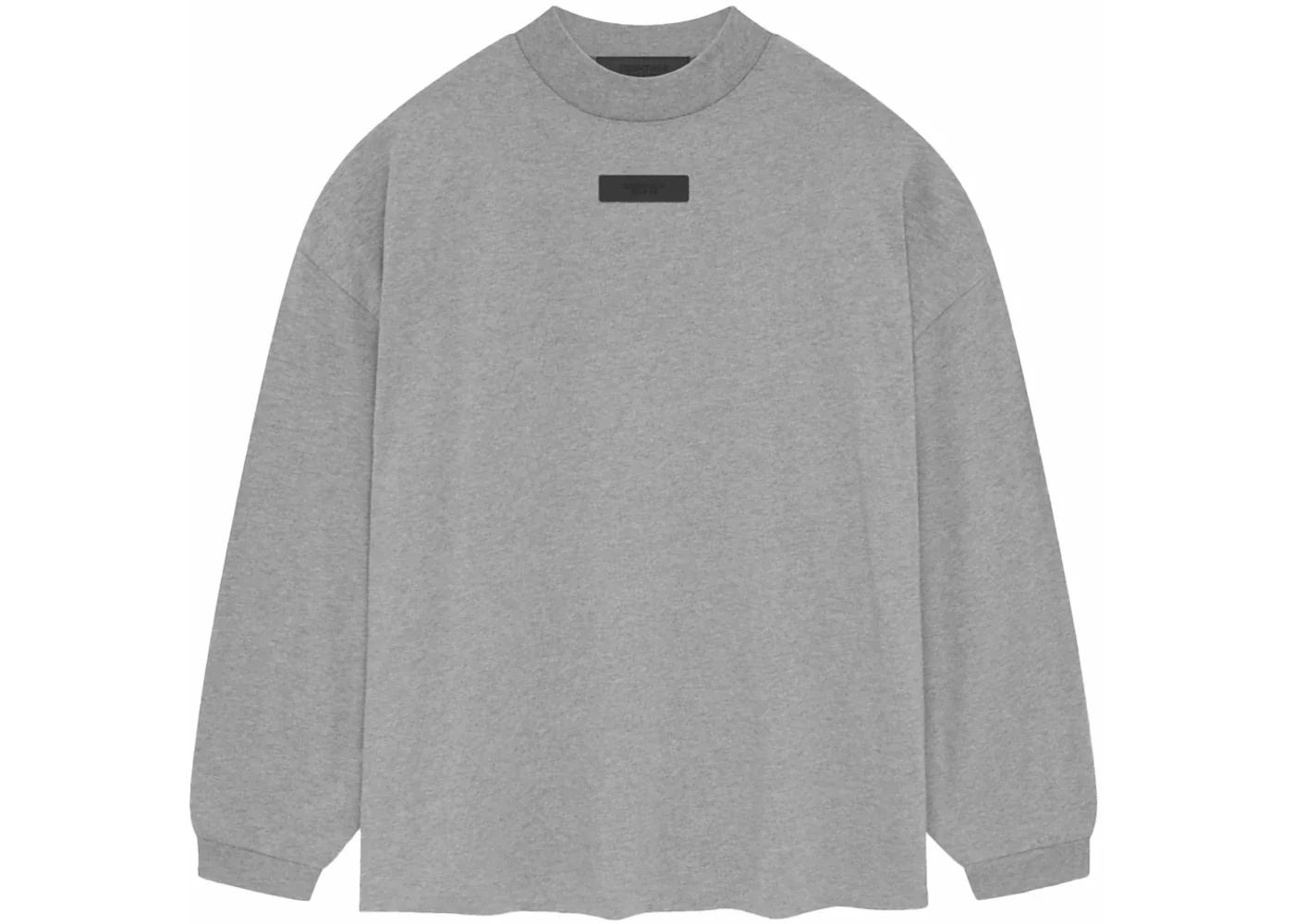 Fear of God Essentials L/S Tee Dark Heather Oatmeal - 1