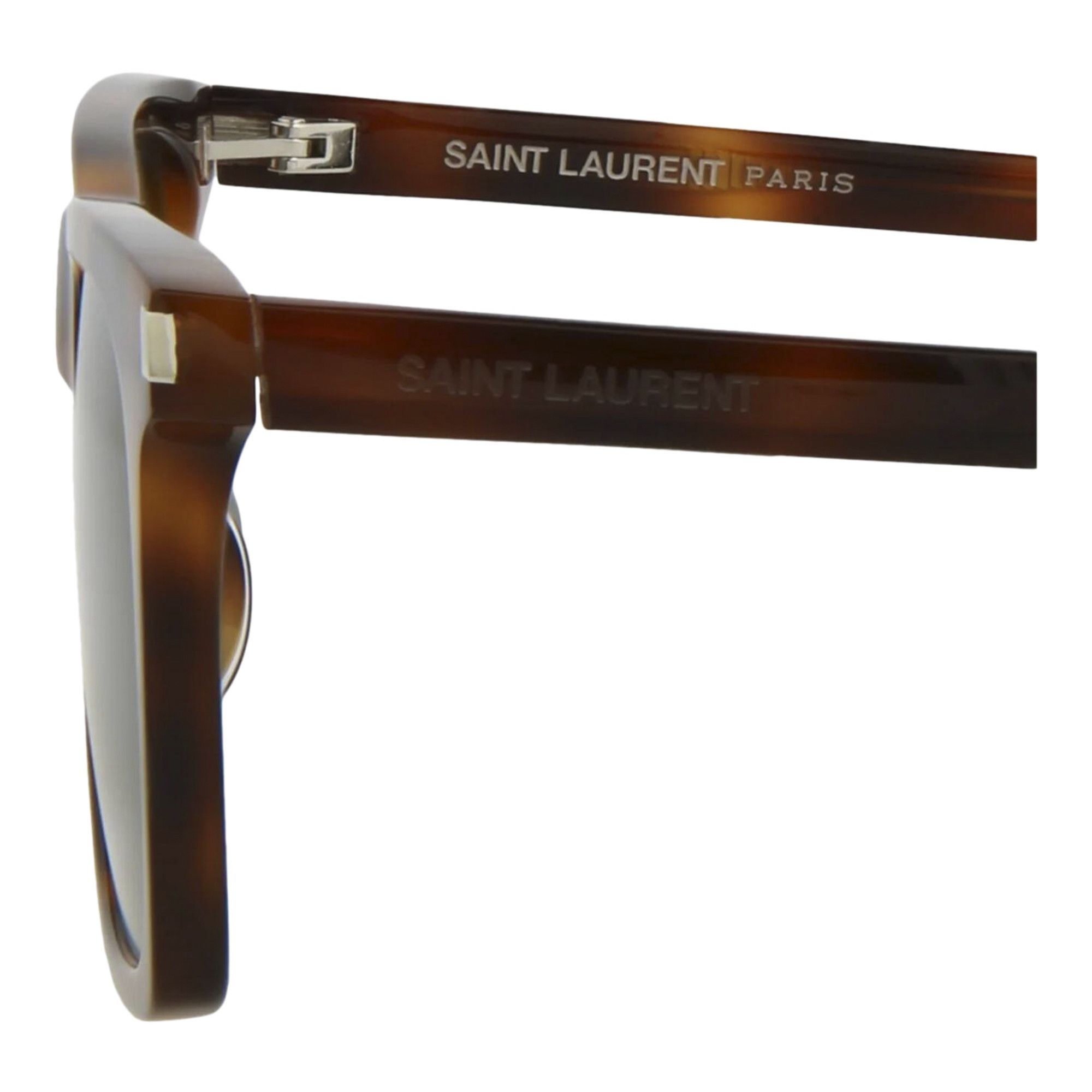 Saint Laurent Square Sunglasses 'Havana/Green' - 4