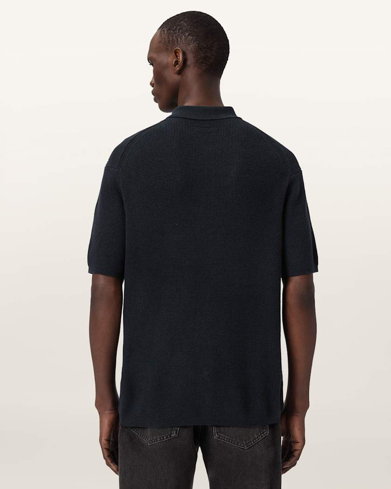 ASPEN WAFFLE TEXTURE RAMSKULL POLO SHIRT 6