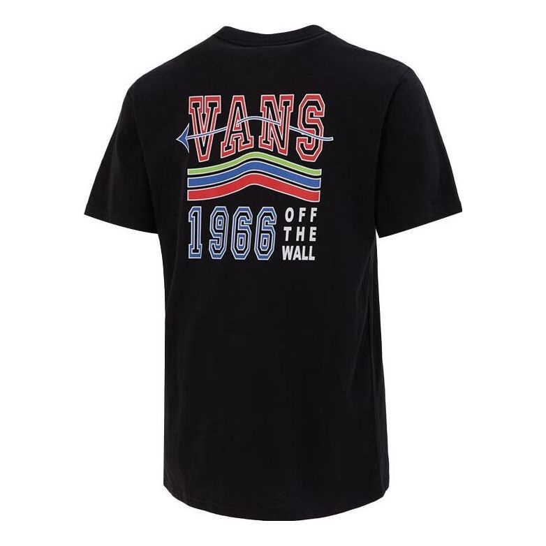 (WMNS) Vans 1966 T-Shirt 'Black' VN0A54LLBLK - 2