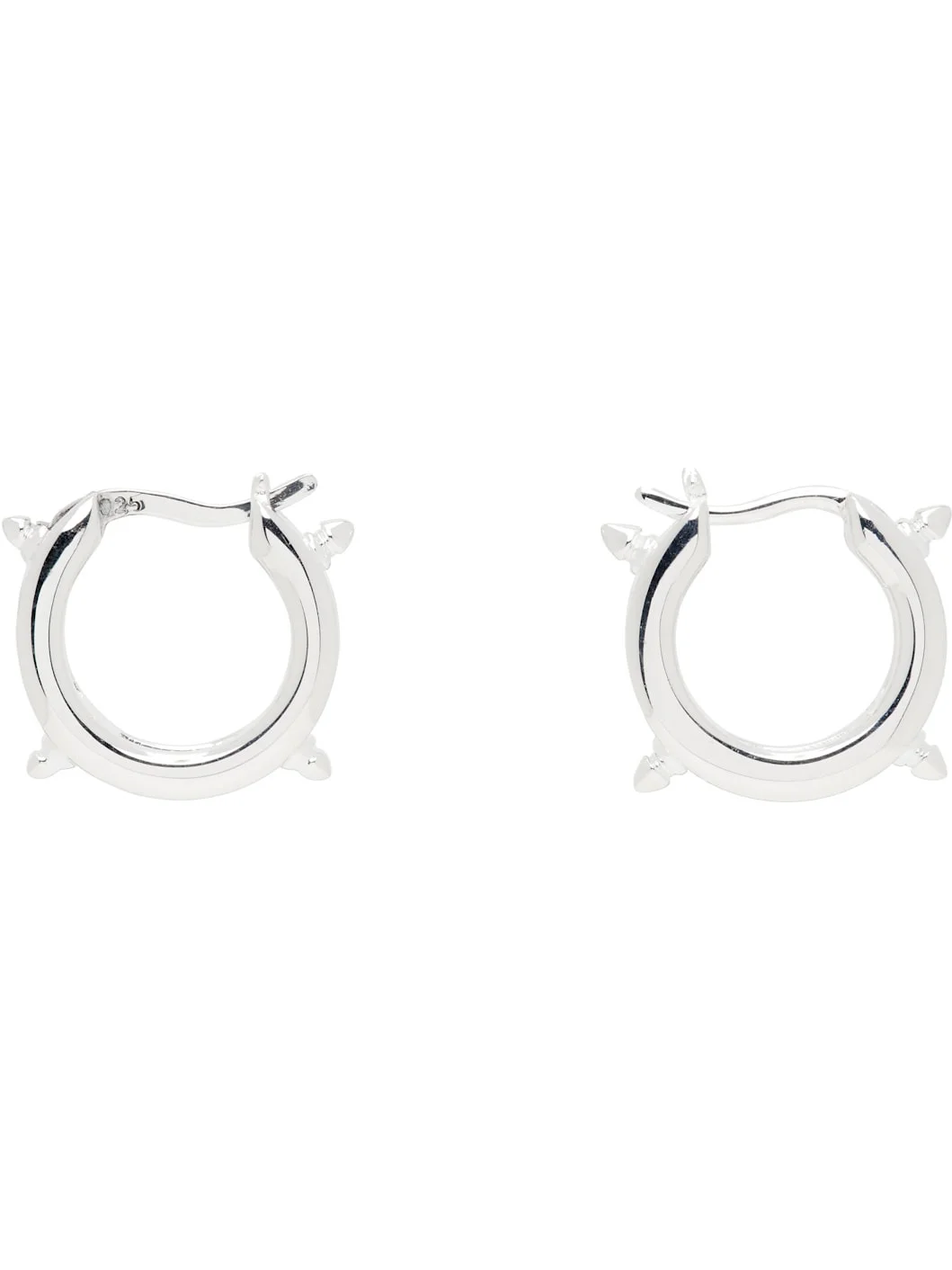 Precious Punk Huggie Earrings - 1