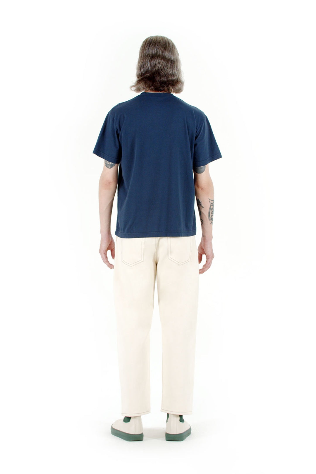 BLUE T-SHIRT WITH LOGO - 2