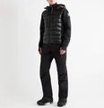 Panelled Neoprene, Stretch-Knit and Quilted Shell Down Jacket - 7