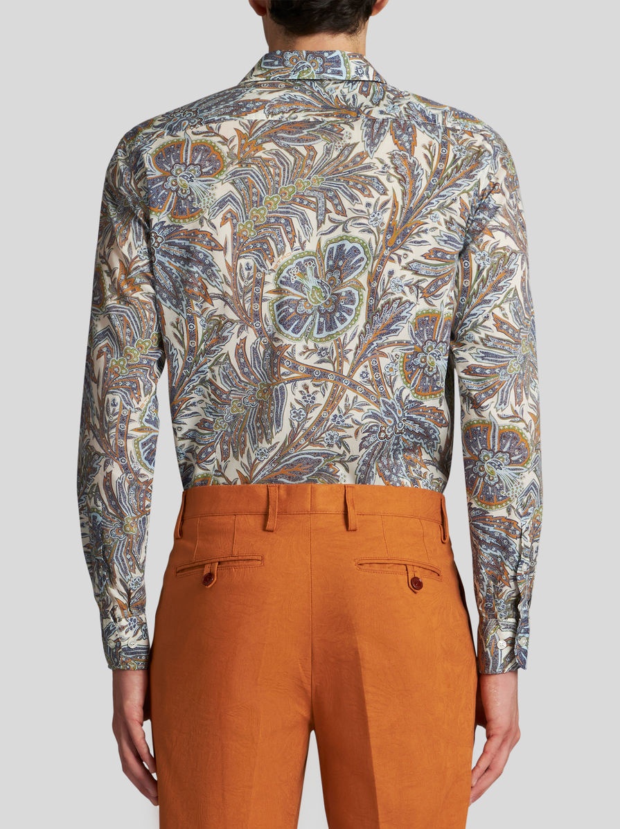 SHIRT WITH FOLIAGE PATTERN - 4