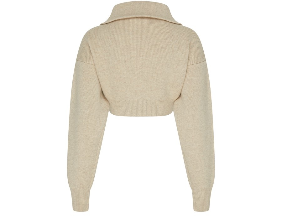 Boxy half-zip sweater - 3