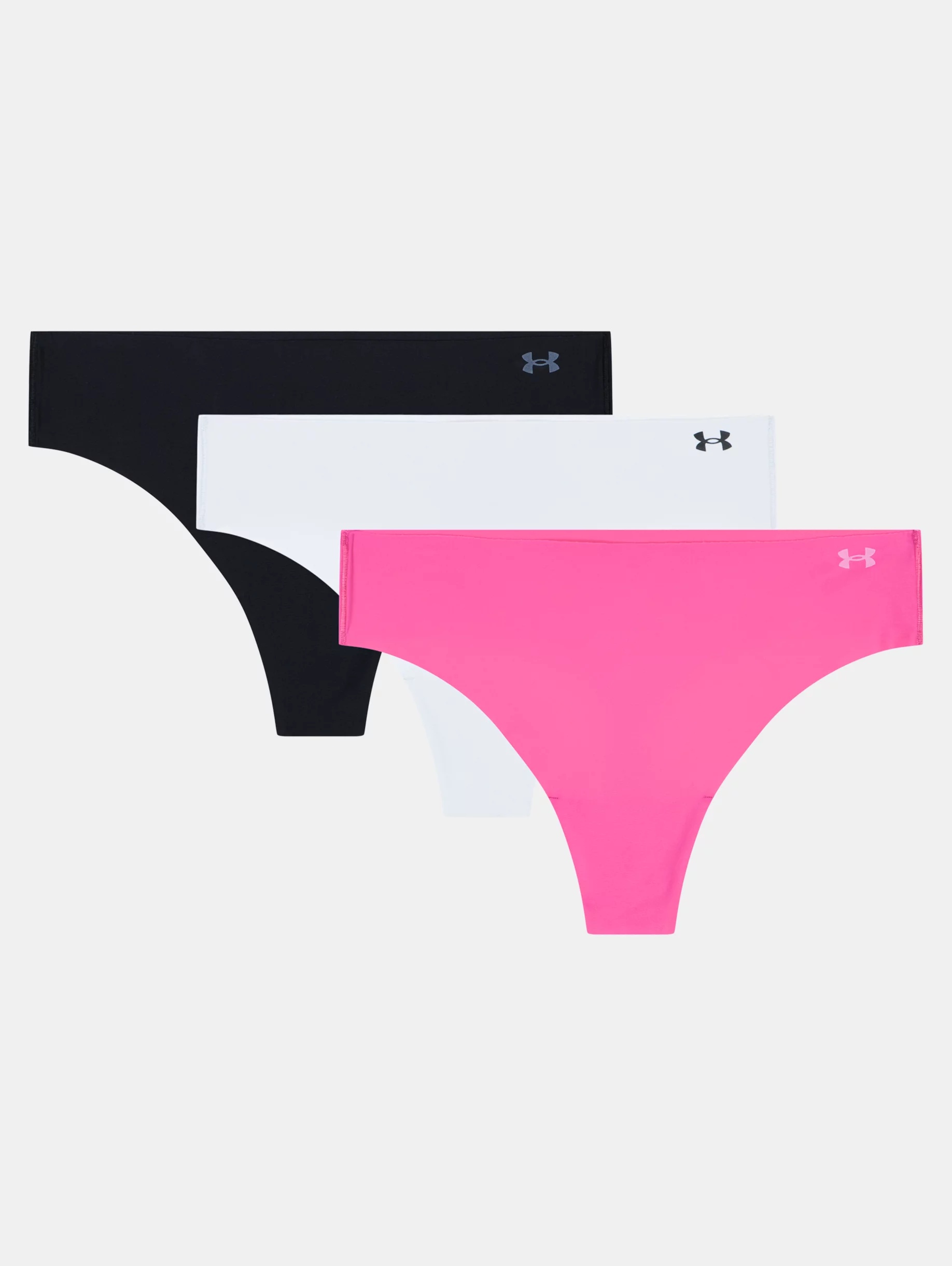 Women's UA Pure Stretch 3-Pack No Show Thong - 4