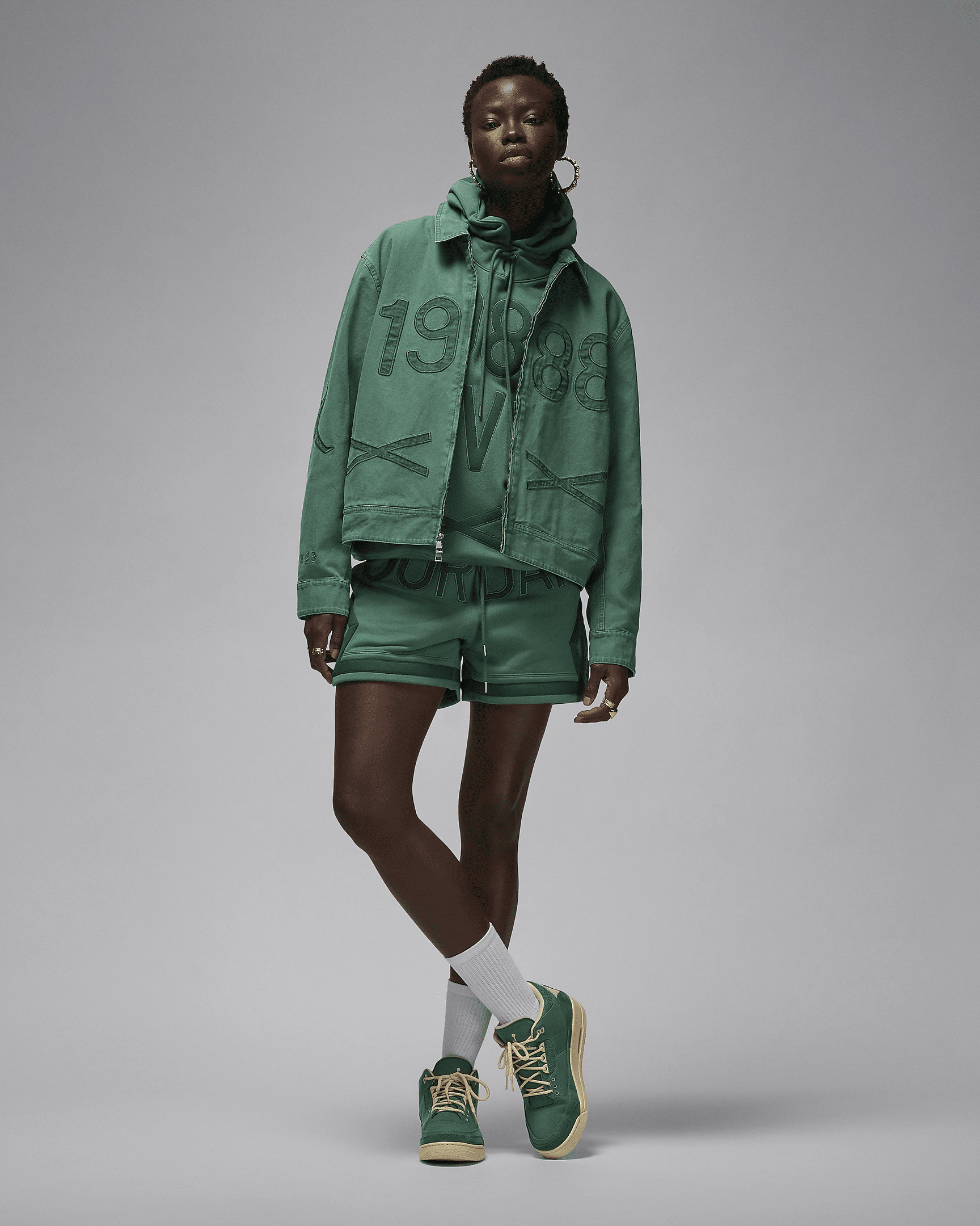 Jordan x Nina Chanel Abney Canvas Jacket - 9