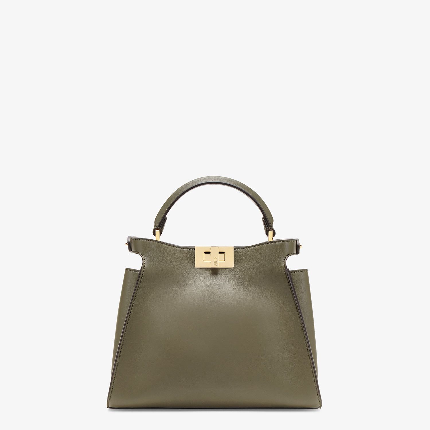 Green leather bag - 4