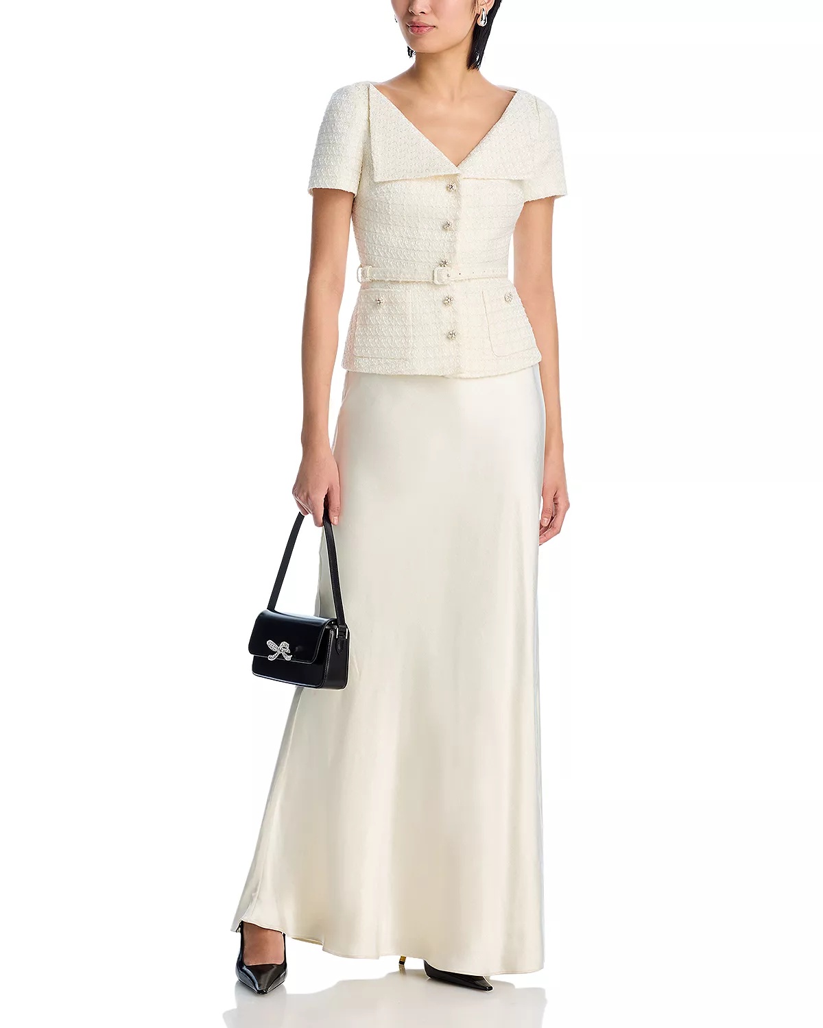 Boucle Tailored Gown - 3