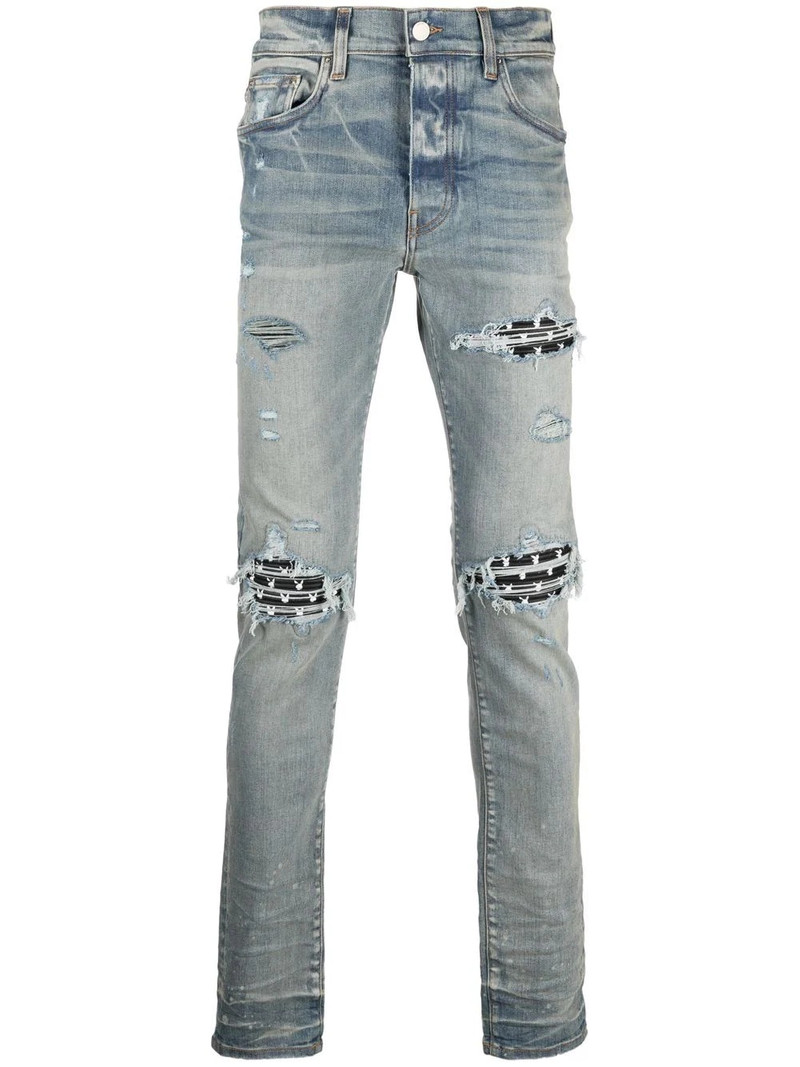 x Playboy ripped-effect skinny jeans 1