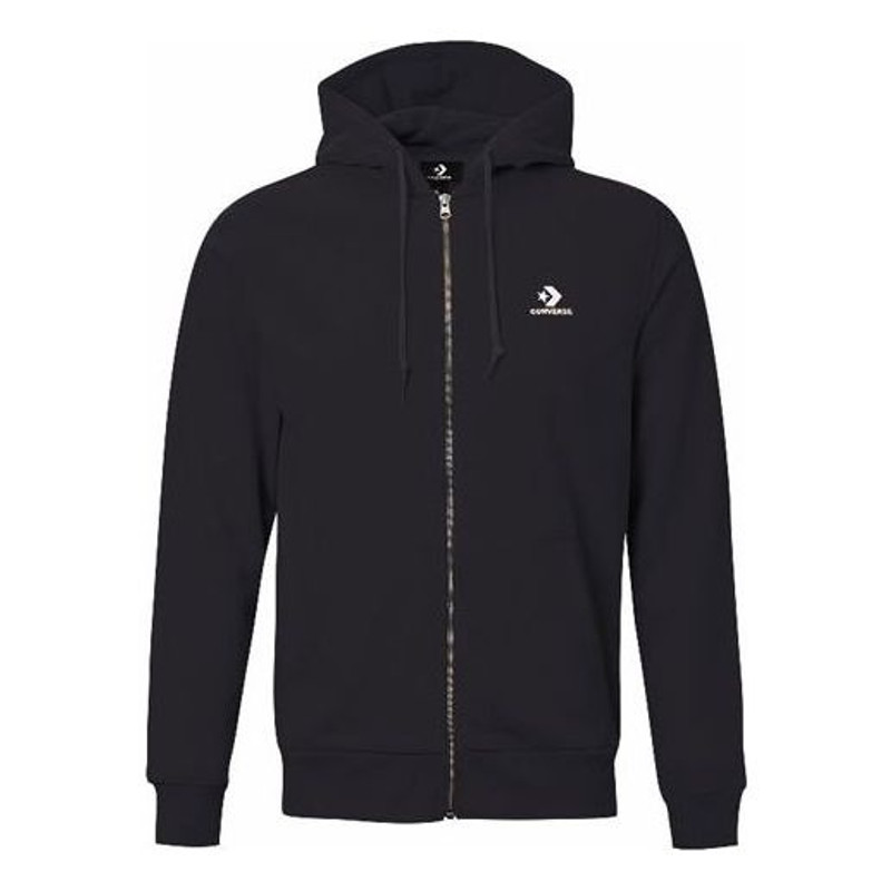 Men's Converse Casual Sports Breathable Jacket Black 10020341-A01 - 1