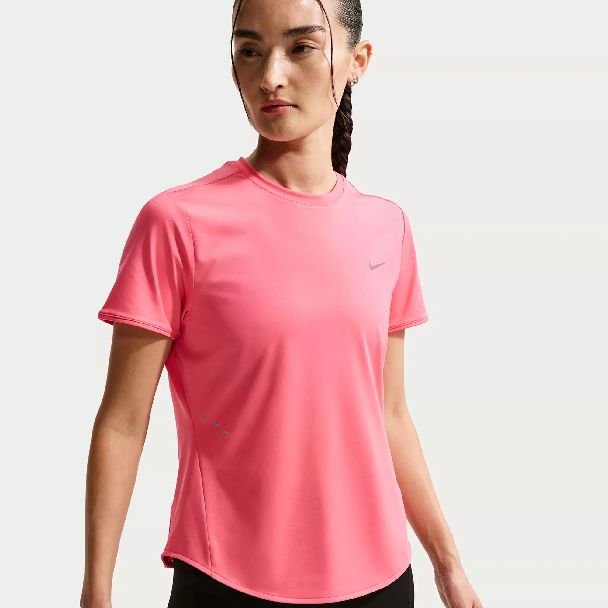 Nike Women's Swift Dri-FIT Short-Sleeve Running Top - 1