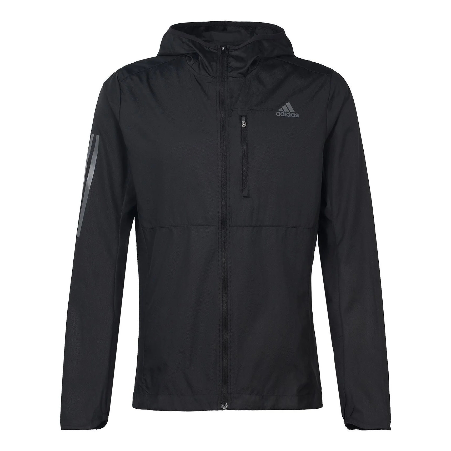 adidas OWN THE RUN JKT Running Sports Jacket Coat Male Black FL6964 - 1