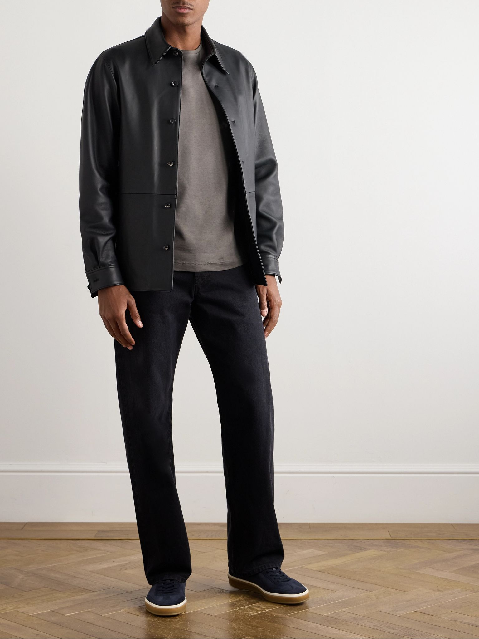 Silk and Cotton-Blend T-Shirt Gray - 2