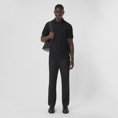 Burberry Monogram Motif Cotton Piqué Polo Shirt outlook