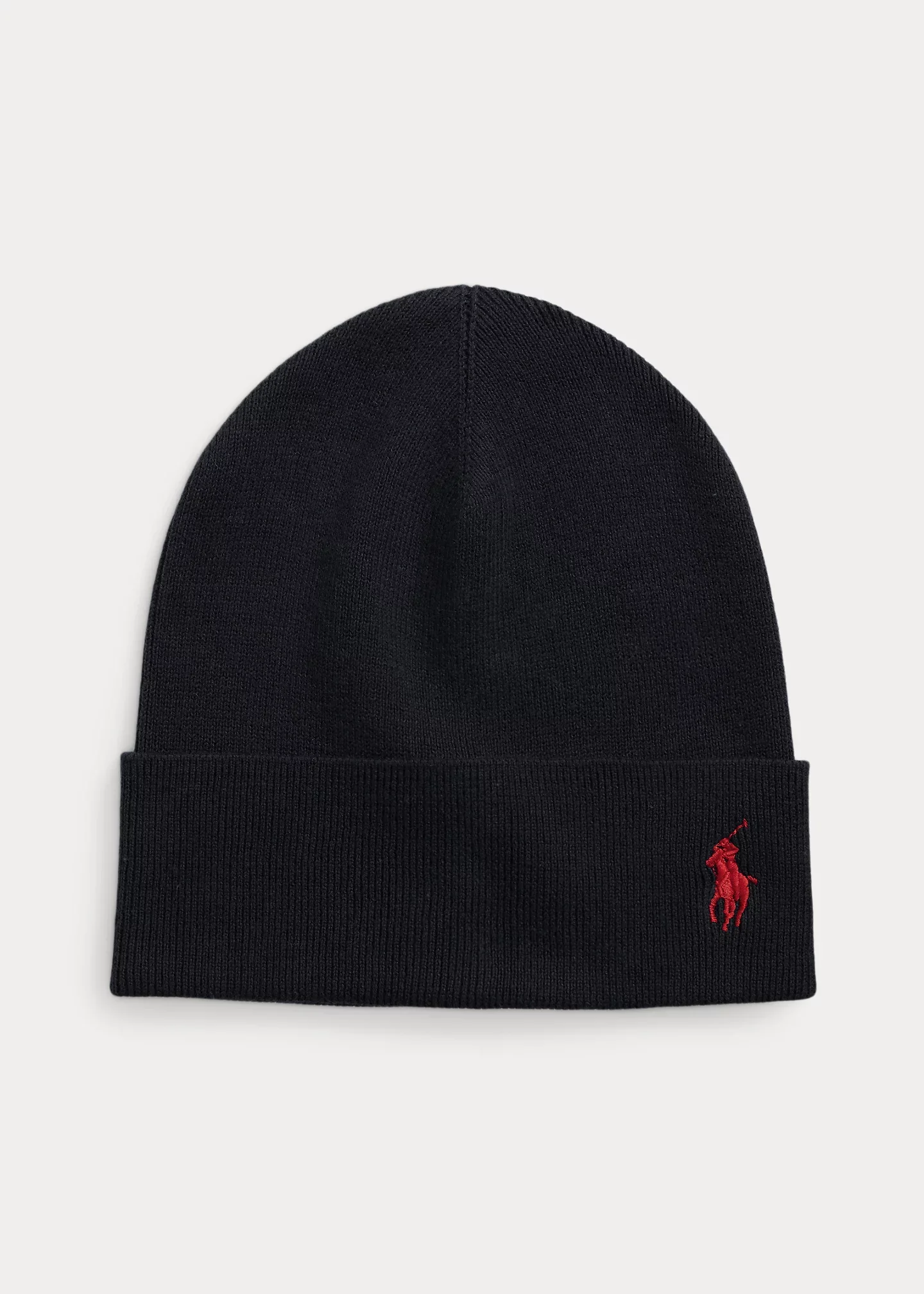 Rib-Knit Cotton Beanie - 1