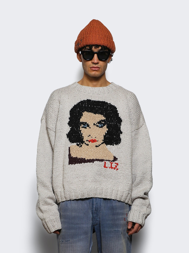 Paly Liz Hand-knit Sweater Grey outlook