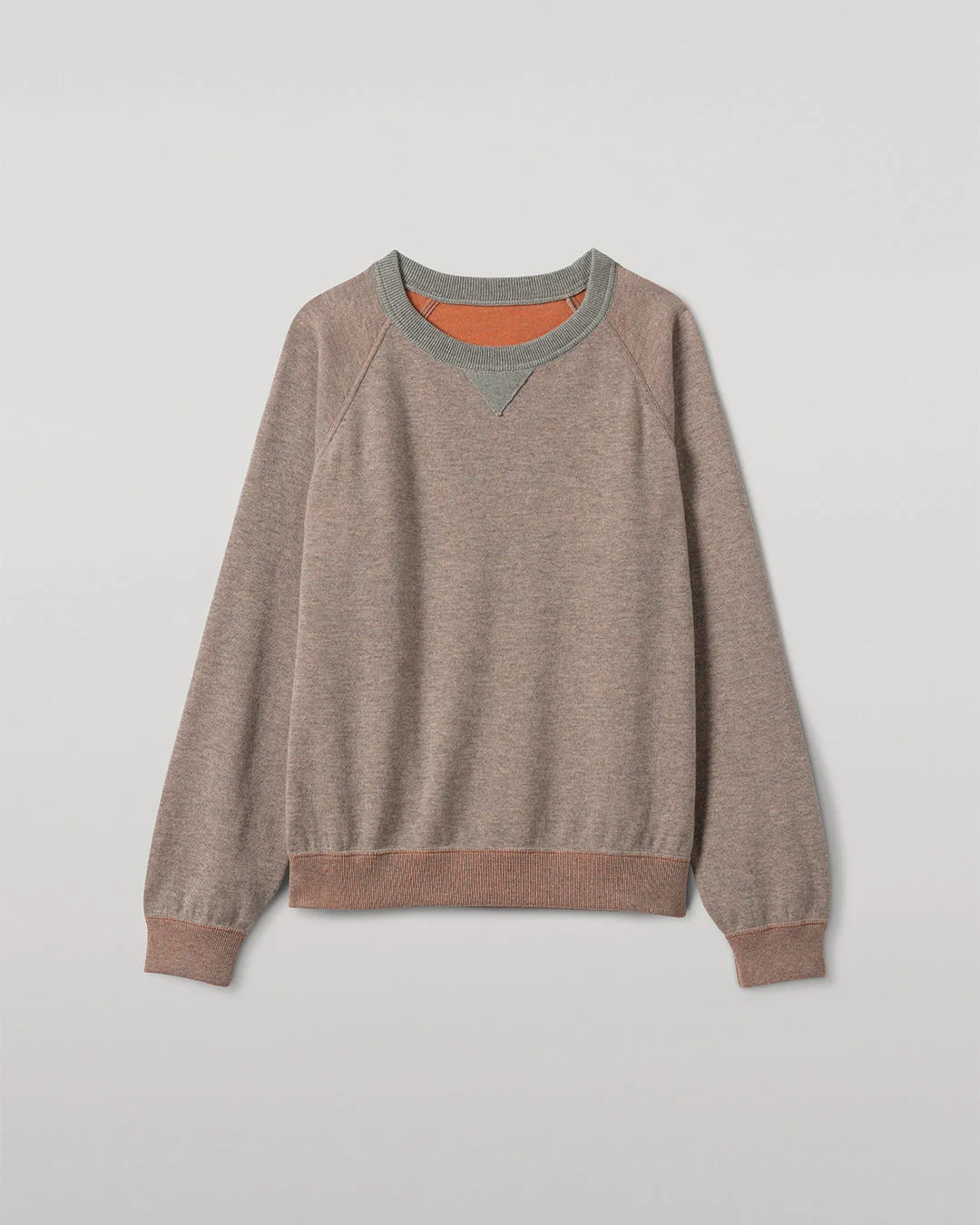 Beach Orange Cashmere Sweatshirt - 1