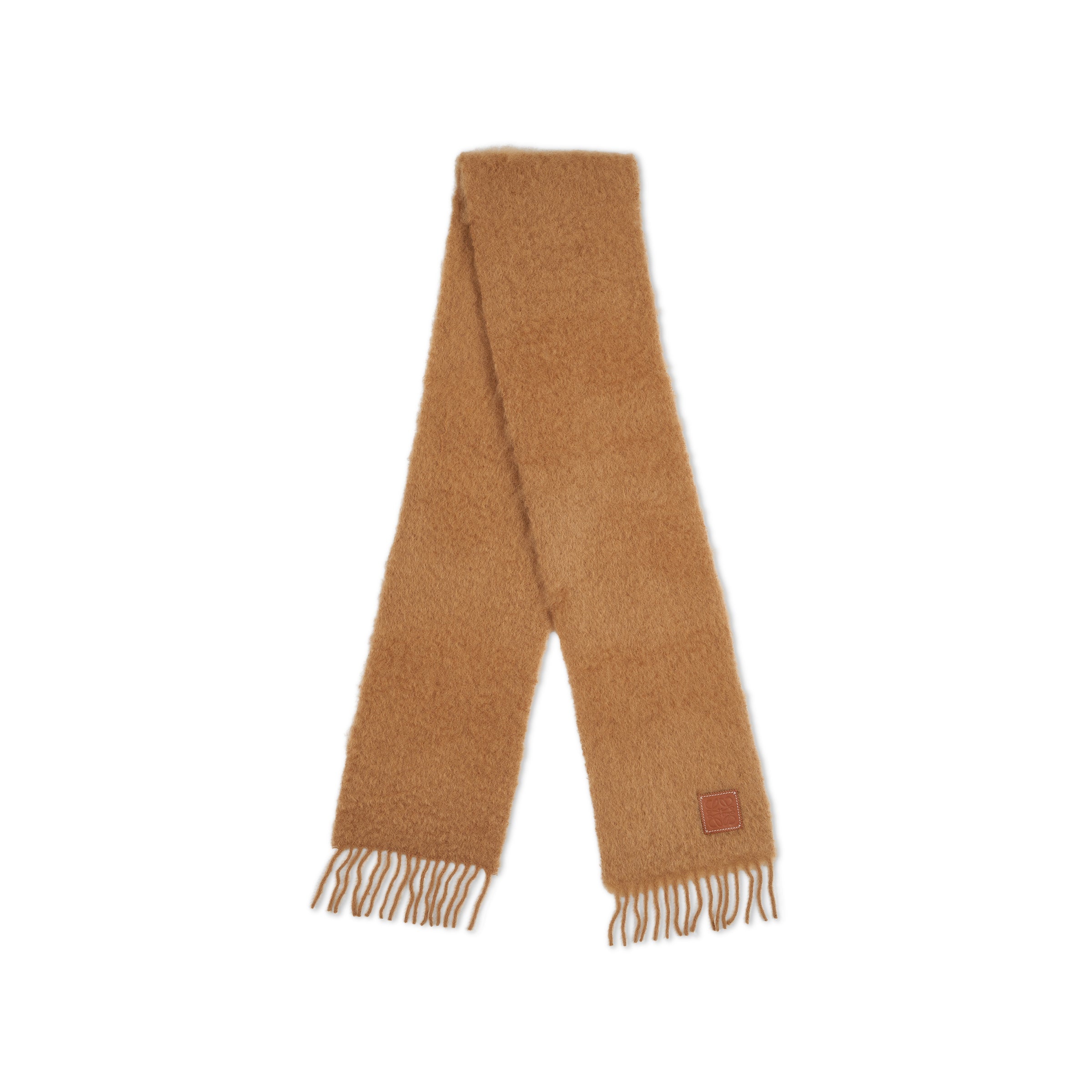 Mohair Scarf in Camel - 1