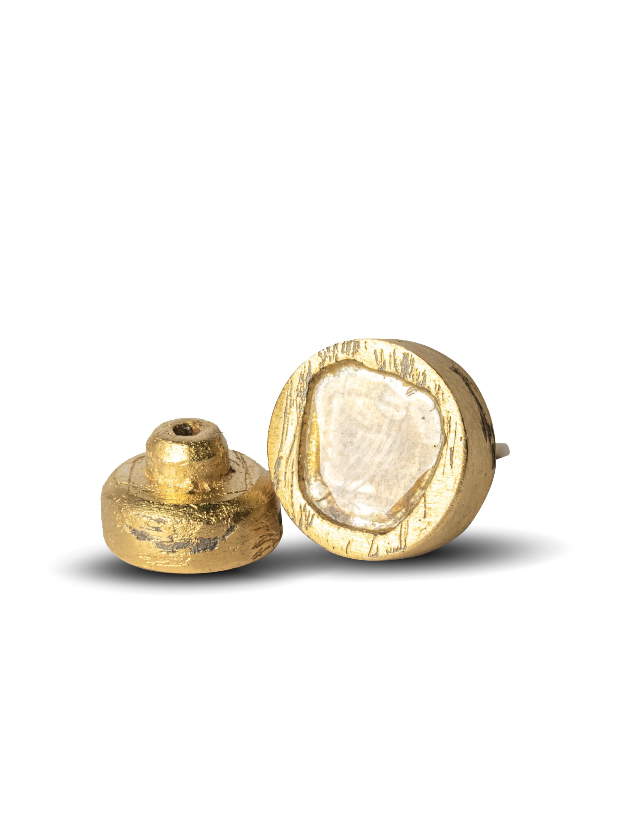 PARTS OF FOUR Stud Earring (0.4 CT, Diamond Slab, AGA+DIA) - 3