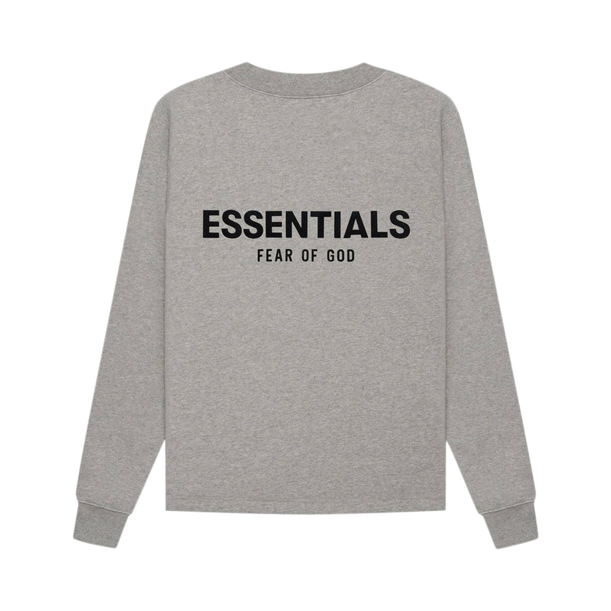 Fear of God Essentials Relaxed Crewneck 'Dark Oatmeal' - 2
