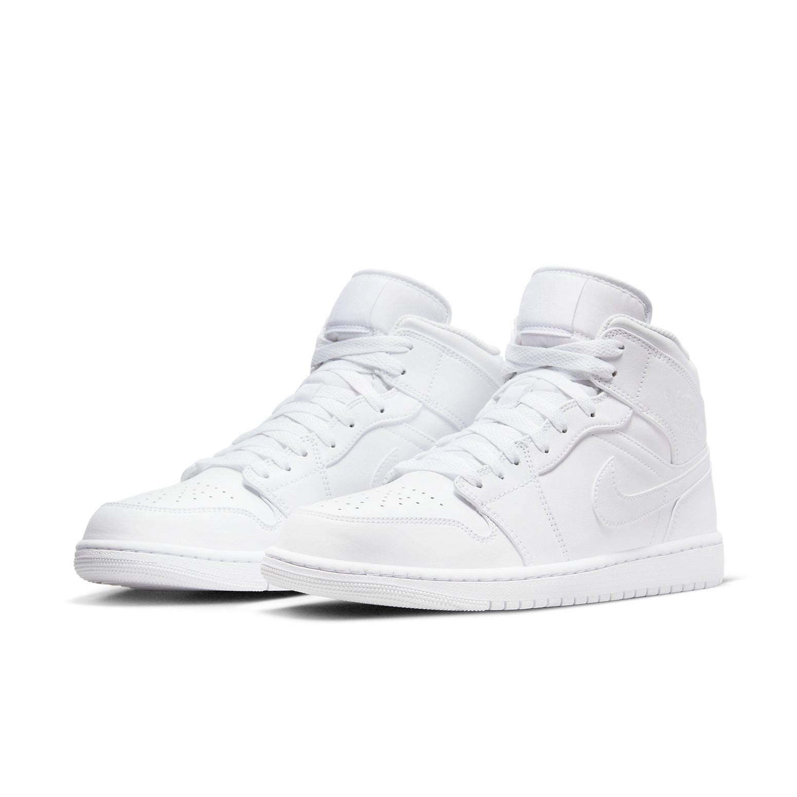 Air Jordan 1 Mid 'Triple White' 2022 554724-136 - 3