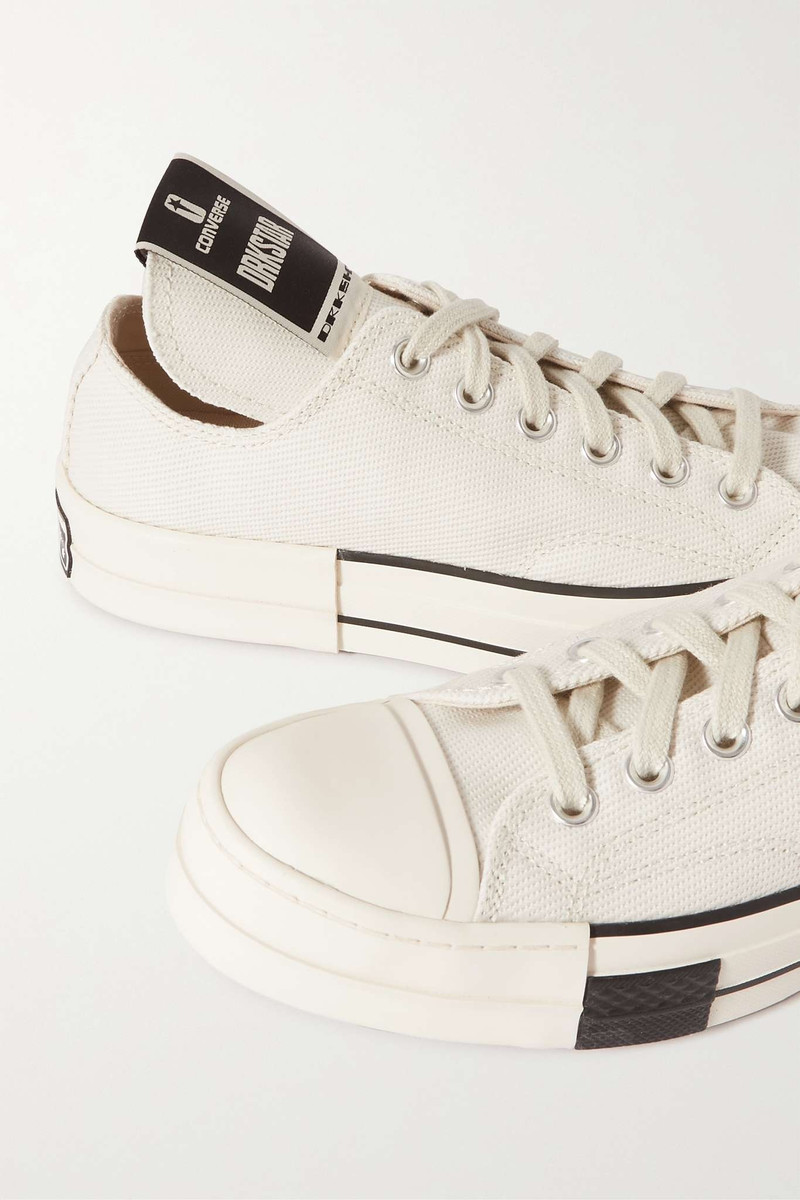 + Converse + DRKSHDW DRKSTAR OX canvas sneakers 4