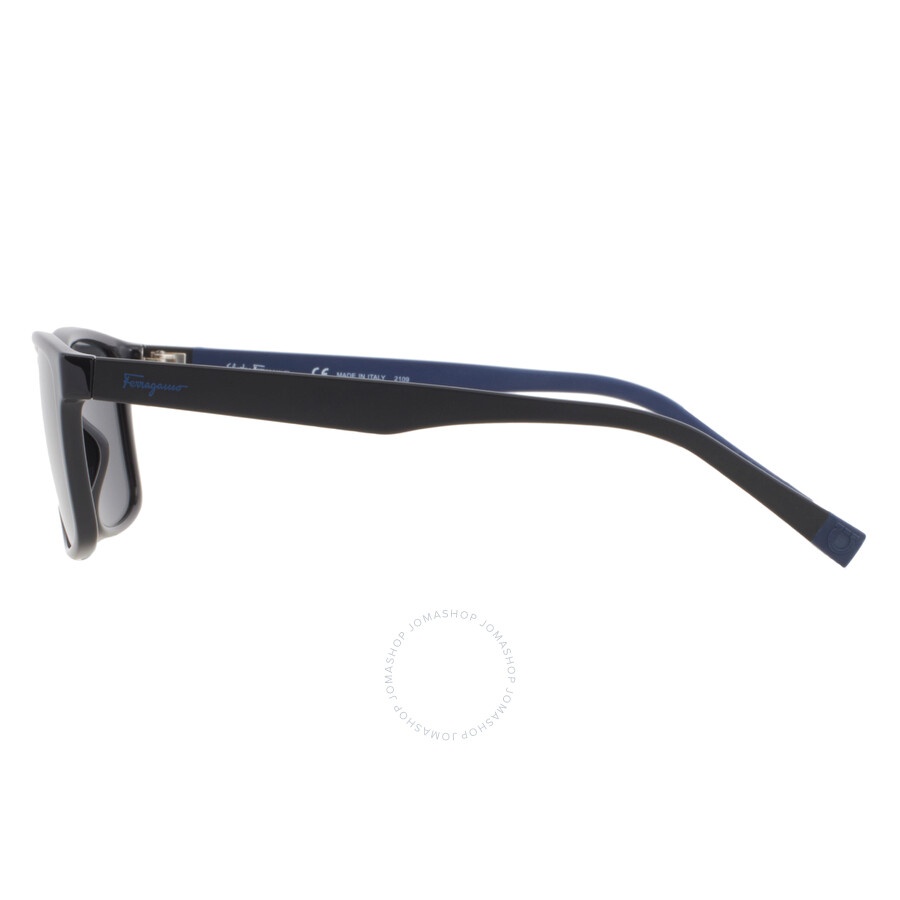 Salvatore Ferragamo Dark Grey Rectangular Men's Sunglasses SF938S 962 57 - 5