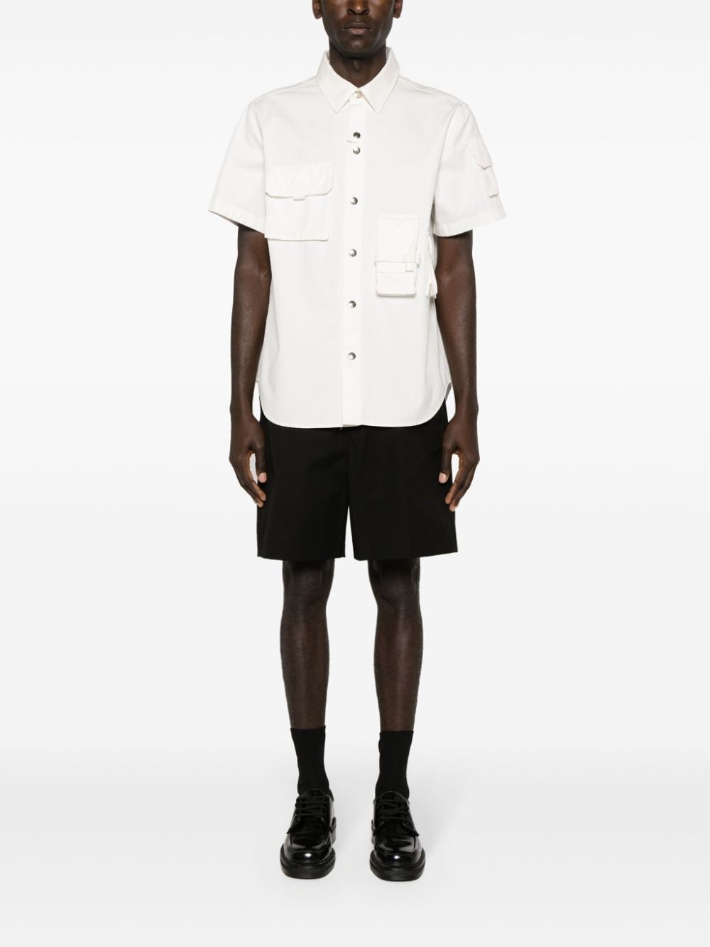 tailored stretch-cotton chino shorts - 2