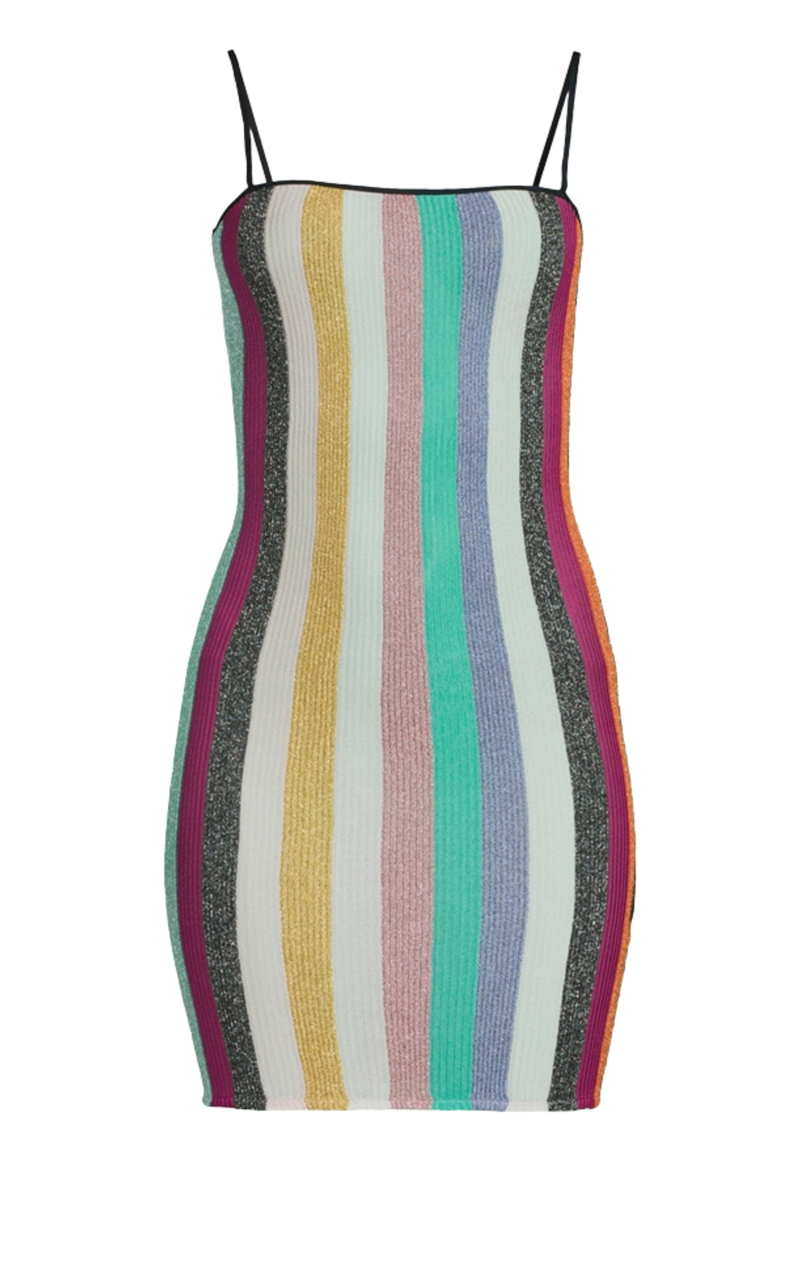 Lamé Mini Cover-Up Dress - 1