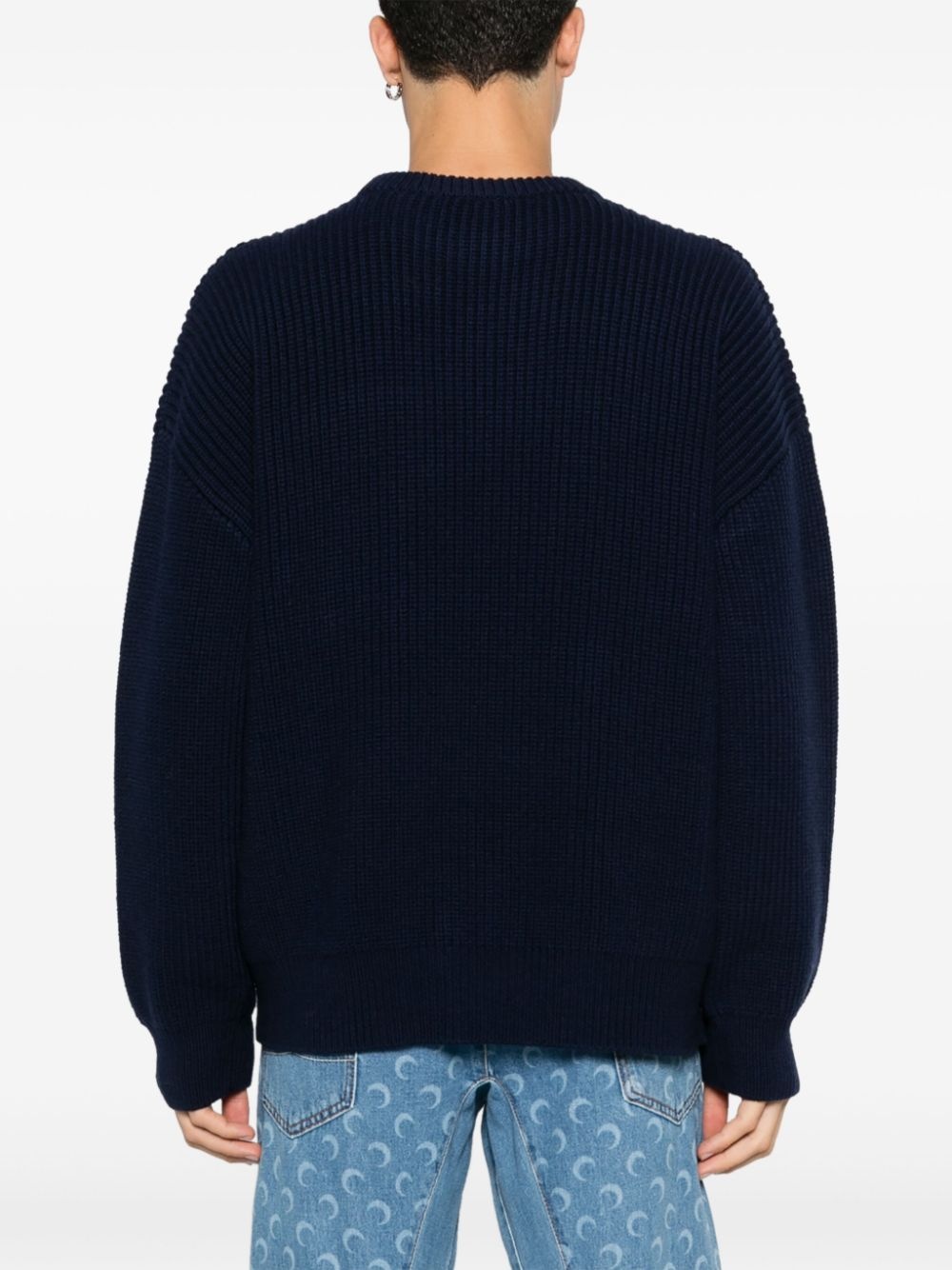 logo-patch sweater - 5