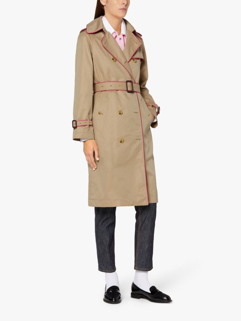 Mackintosh NORRIE HONEY & PINK COTTON TRENCH COAT | LMT-009 outlook