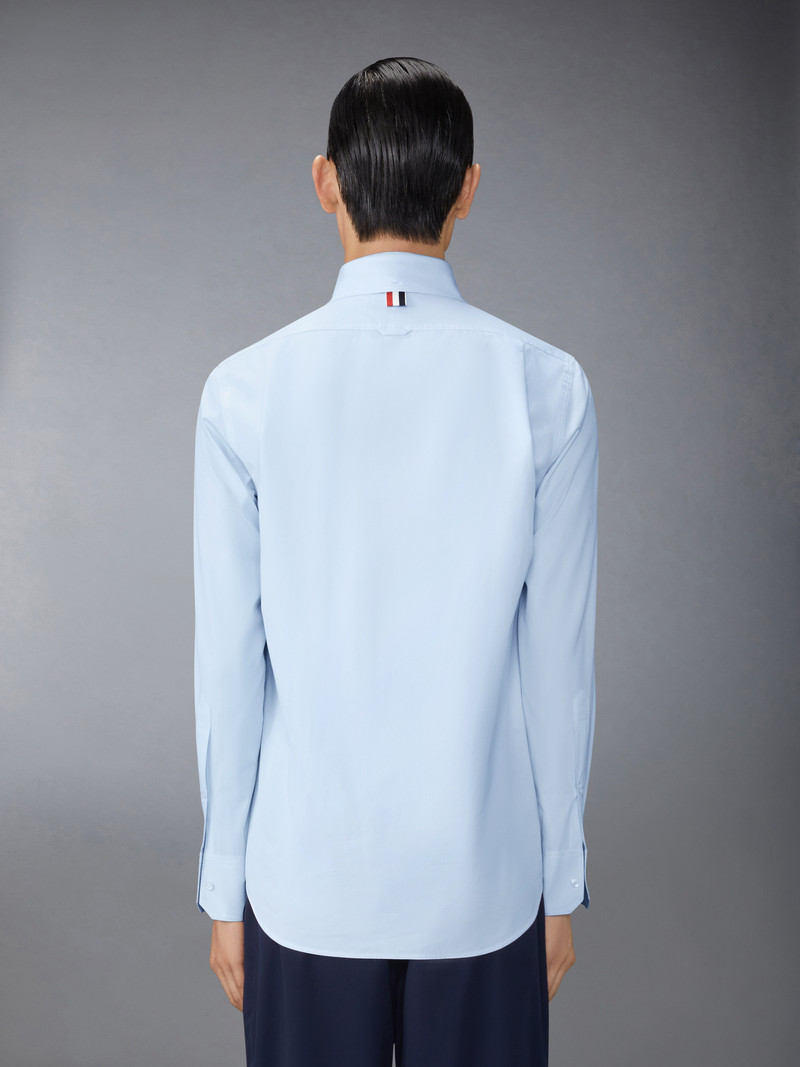 pointed-collar cotton shirt 4