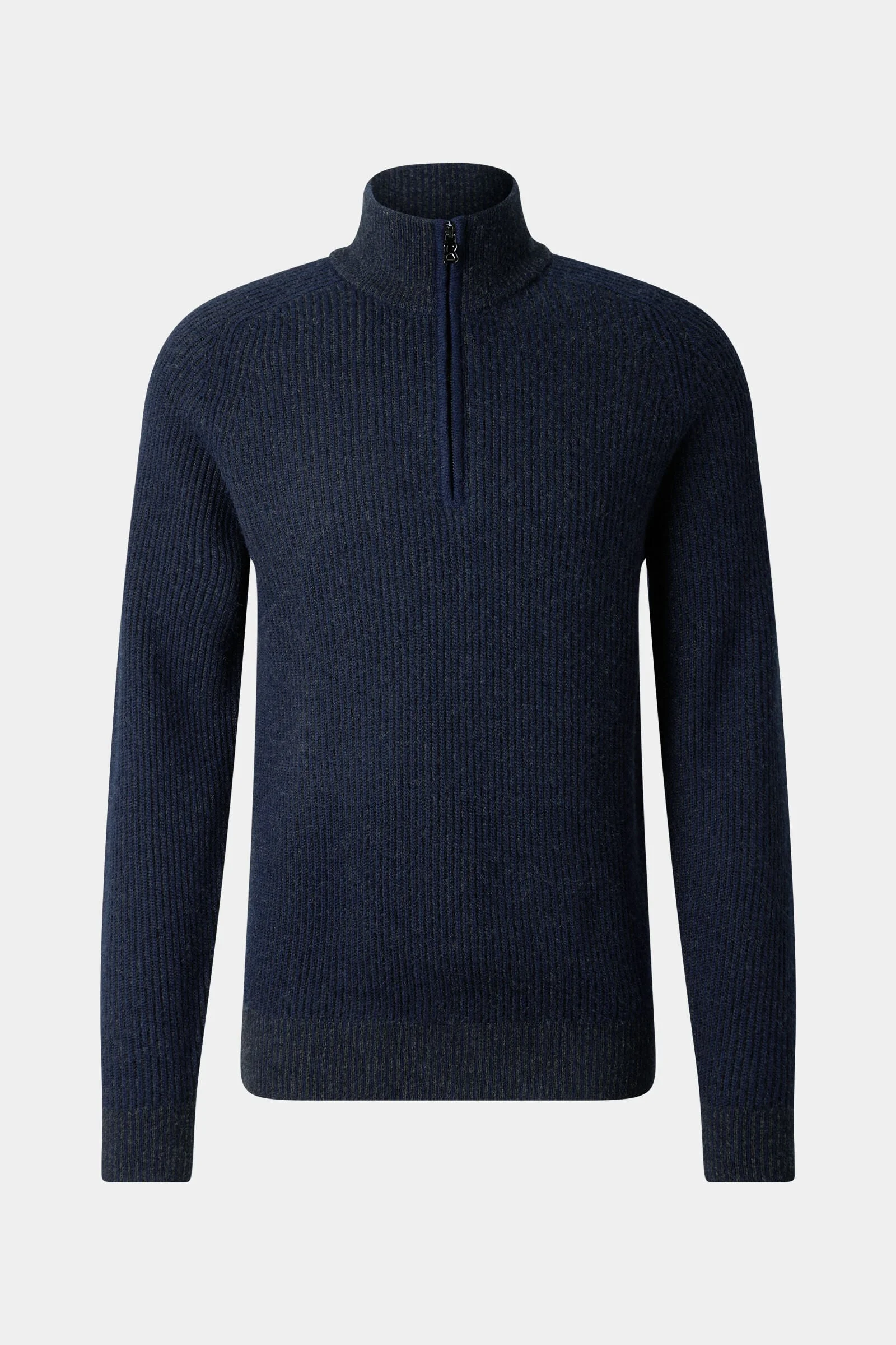Dwayne Virgin Wool and Cashmere Turtleneck in Navy - 1
