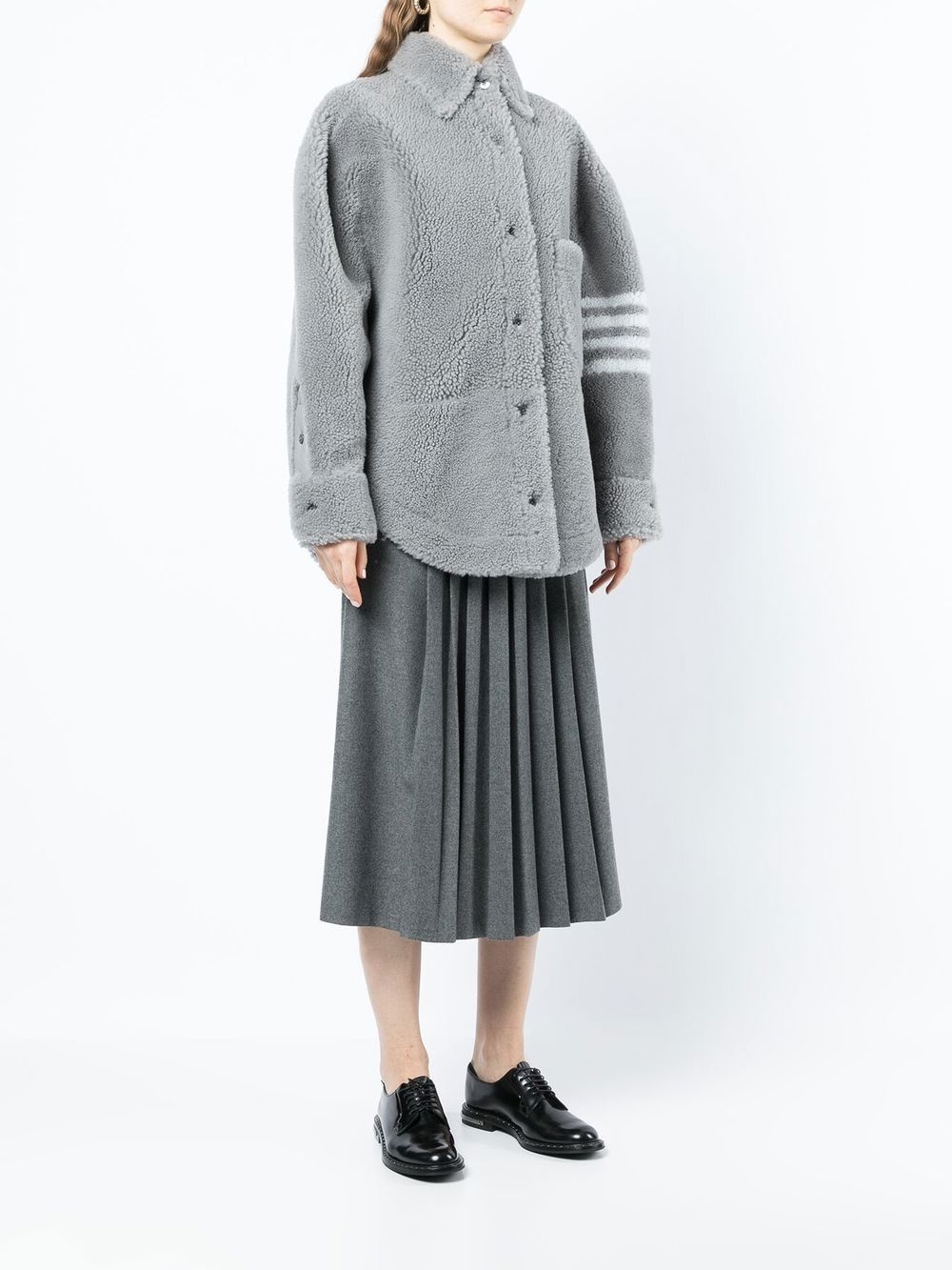 4-Bar oversized shirt jacket - 3