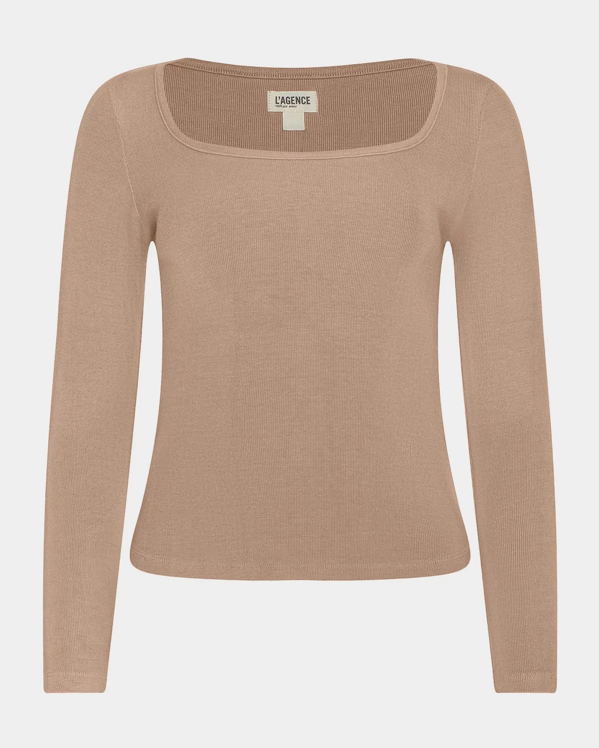 Vanya Long-Sleeve Scoop-Neck Tee - 1