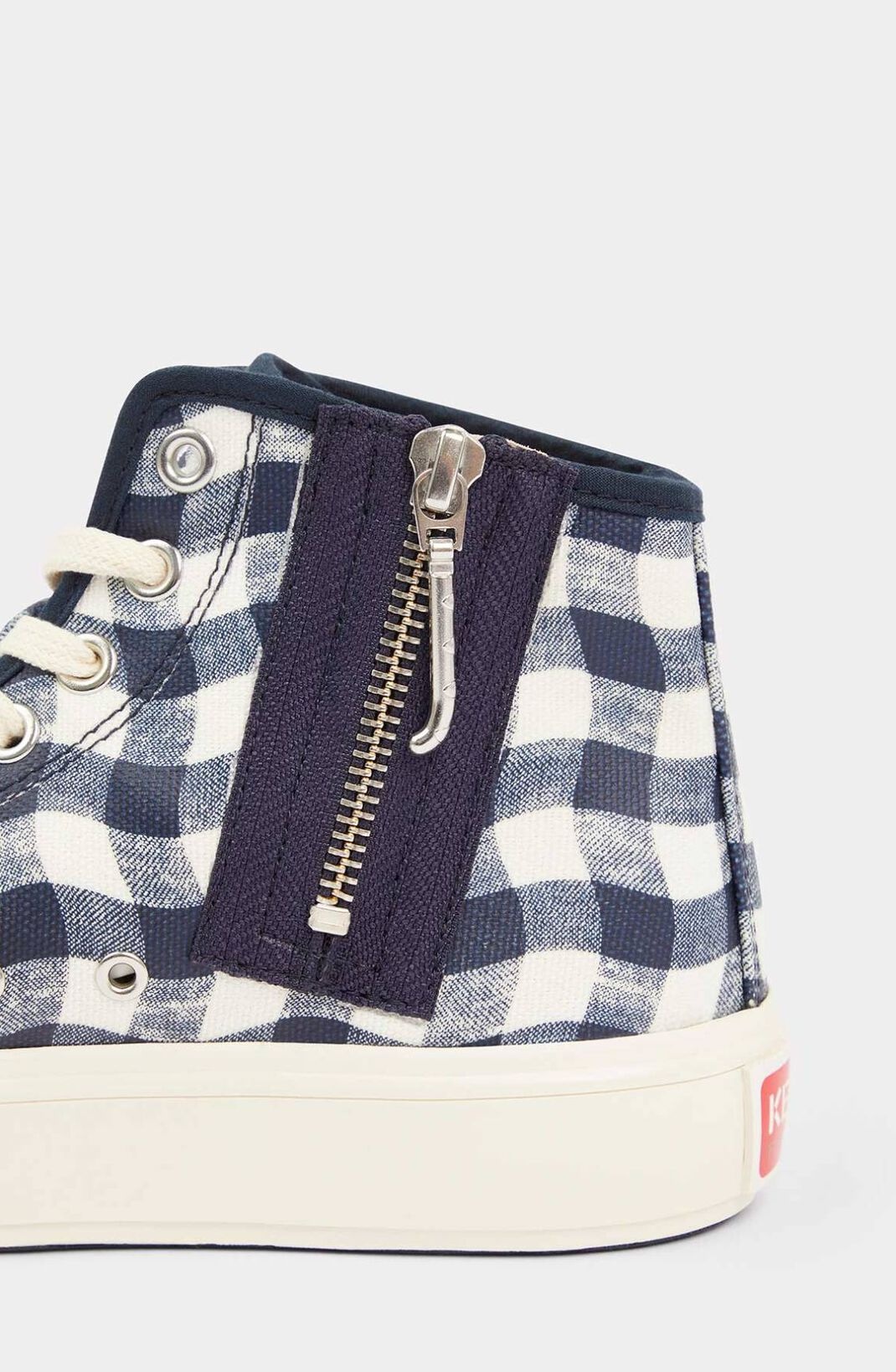 KENZOSCHOOL 'Wavy Vichy' high-top trainers - 4
