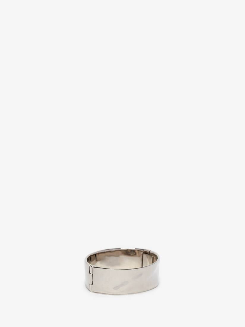 Molten Cuff in Antique Silver - 2