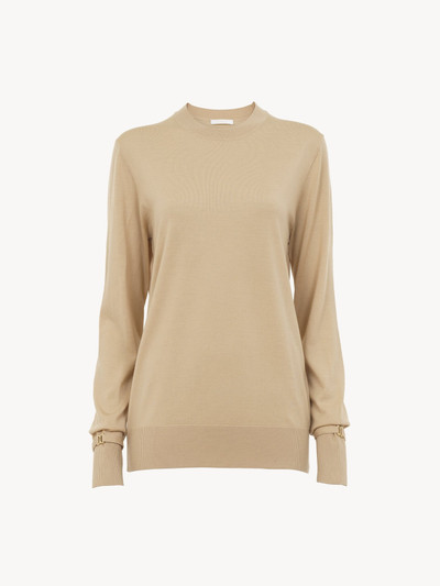 Chloé CREW-NECK FITTED SWEATER outlook